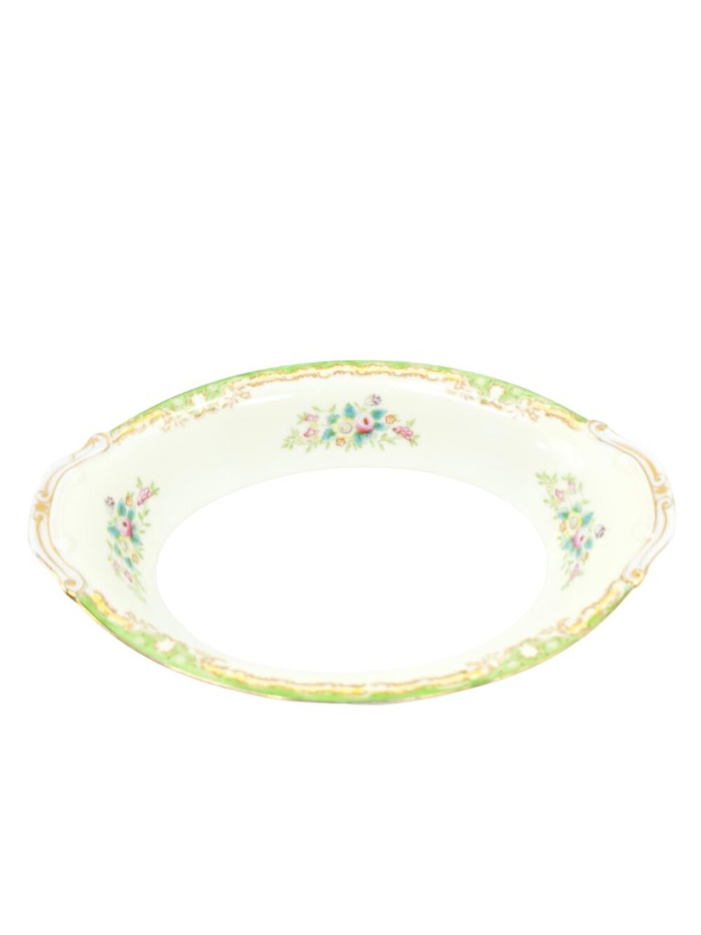c. 1920s-1930s Vintage Sampy Japan "Elaine" Hand Painted Serving Dish